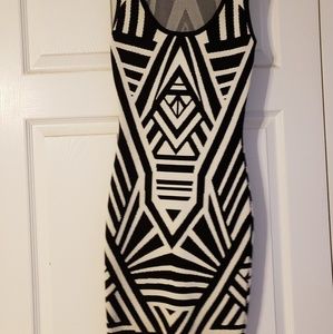 Black and white dress